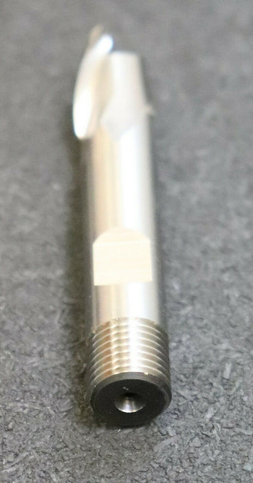 FRAISA 2 Stück Schaftfräser mit Gewinde e8 lg16 Stg70 Ø 13mm 2-Schneider HSS-Co8