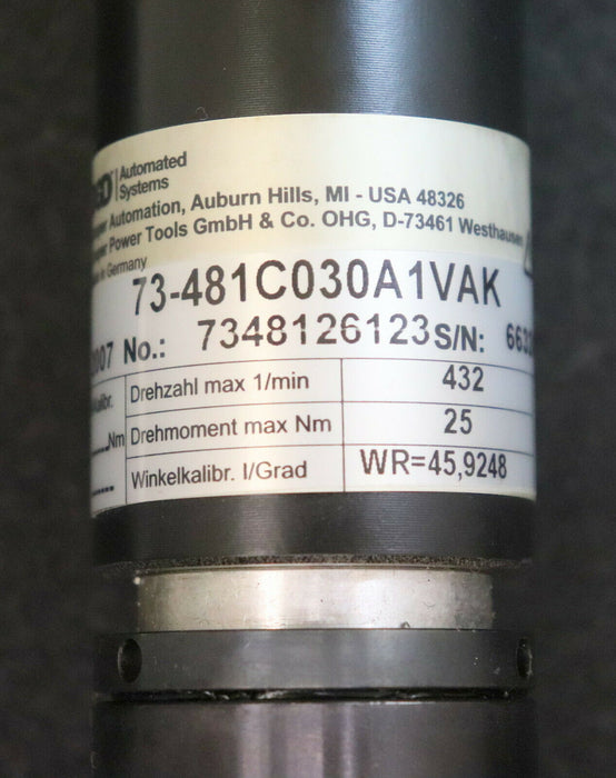 DGD COOPER TOOLS Modular-Schraubsystem Nenndrehmoment 25Nm 73-481C030A1VAK