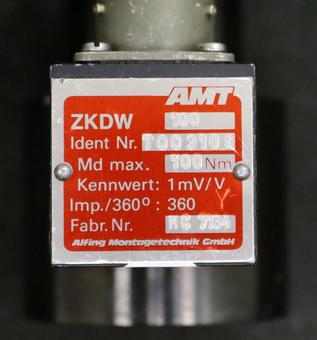 AMT Drehgeber für Industrieschrauber ZKDW 100 Mdmax = 100Nm ID-Nr. 7003108 1mV/V