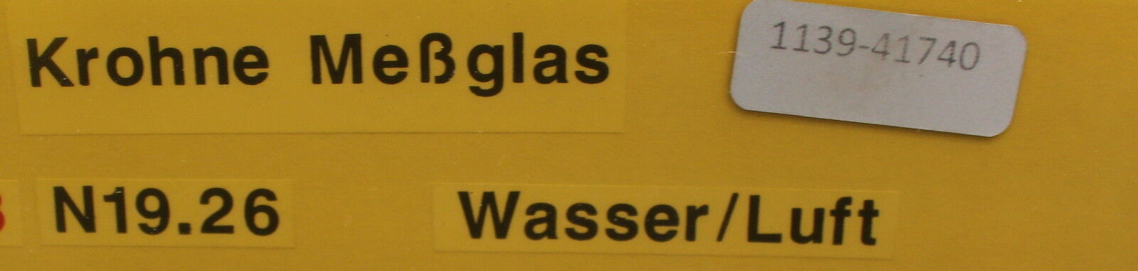 KROHNE Messkonus N19.26 Baulänge 300mm mit 2 Stück Fänger