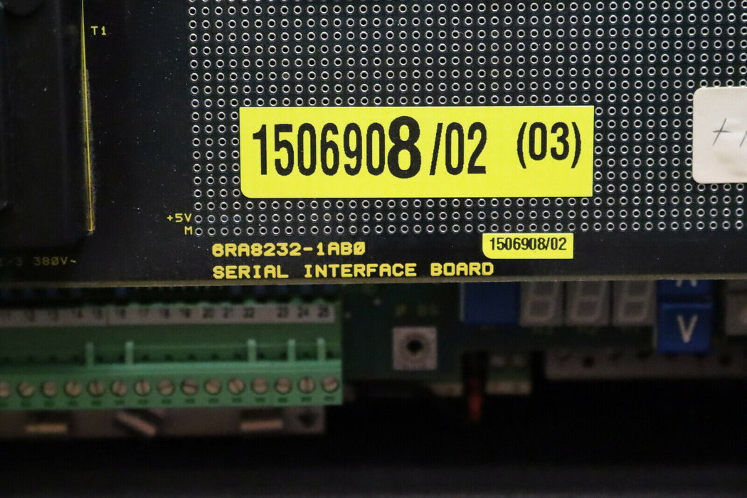 SIEMENS SIMOREG-K 6RA2218-6GV62-0 30A 16KW für Vierquadrantenantrieb