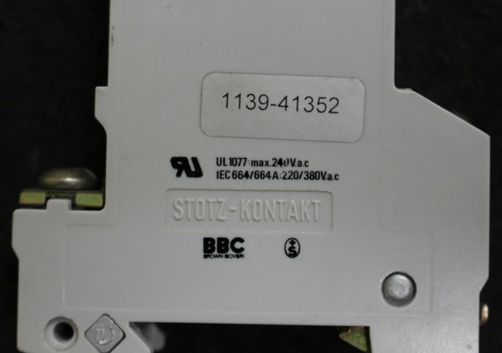 BBC Sicherungsautomat S211UC Z 0,5A circuit breaker 1-polig S211UC-Z0,5A