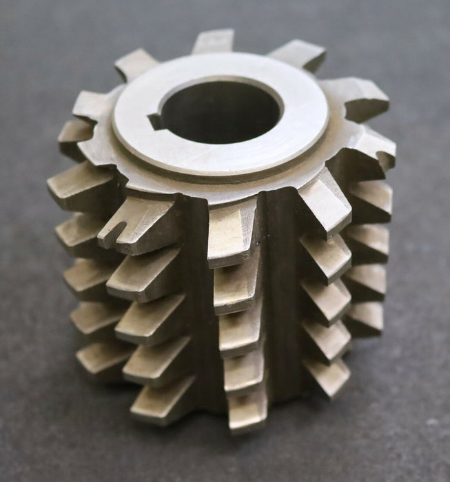 PWS Vollstahl-Wälzfräser m= 5,0mm Frästiefe 10,83mm 20°EGW Ø100 x 90 x Ø32mm