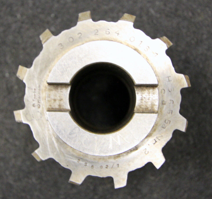 SAACKE Vollstahlwälzfräser gear hob m= 1,5mm 20° EGW Ø80x80xØ27mm 1gg. Rechts
