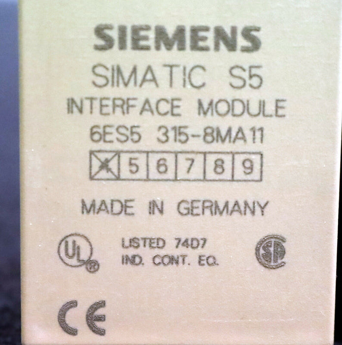 SIEMENS SIMATIC S5 Anschaltung Interface Module 6ES5315-8MA11 Version 4