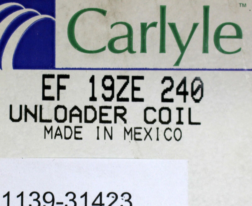 CARRIER & CARLYLE Entlade-Spule EF 19ZE 240 - unbenutzt - TOP