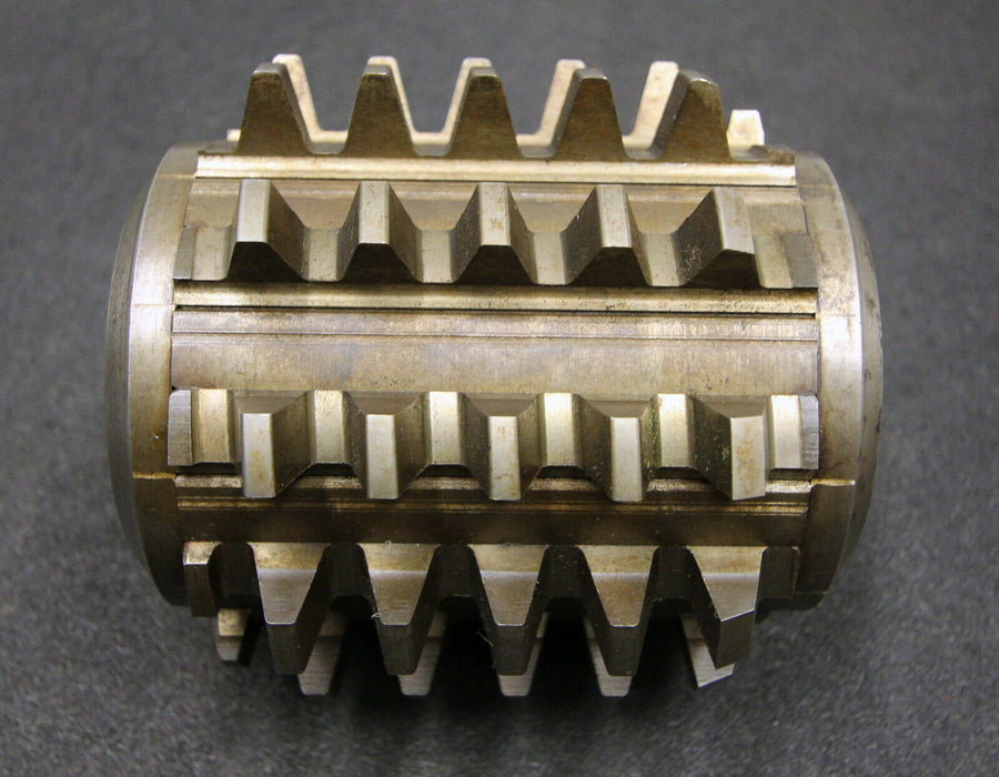 SAAZOR Stollenwälzfräser involute spline hob Vorfräser m= 5,9mm 15° EGW 1gg. Re