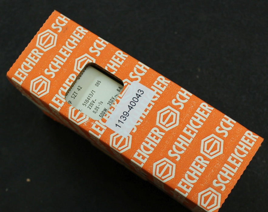 SCHLEICHER Elektronisches Zeitrelais SZT 42 - 220V - t=0,05-1s - Nr. 518413/1