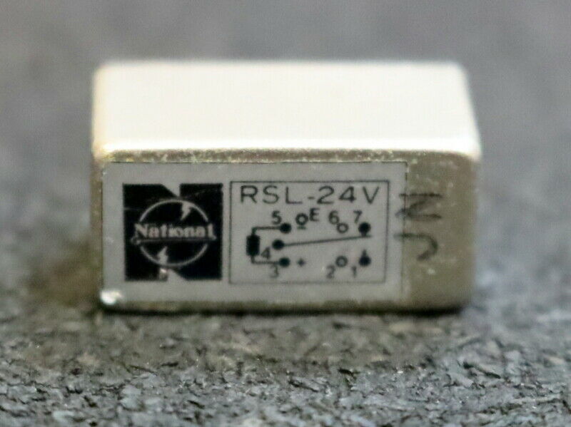 NATIONAL REED Relais RSL-24V 7 Kontakte - unbenutzt