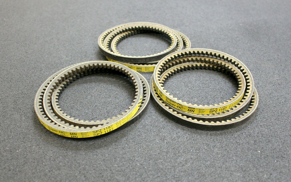 GATES 3 Stk. Schmal-Keilriemen gezahnt Super-HC Profil SPZ1187 static conductive