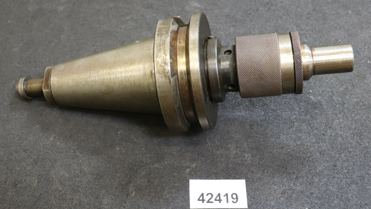 FRABO SK50 Werkzeughalter mit Röhm Pendelhalter SMP C2 Grundaufnahme 28x50