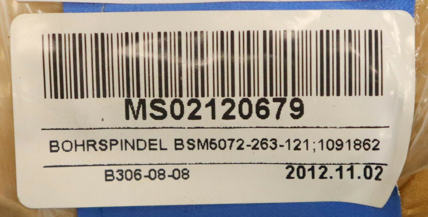 GROB Bohr-Spindel BSM5072-2634-151 1091862 MS02120679 Gesamtlänge 325mm