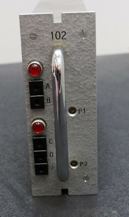 S.I.P. SCHÜTTE Einschub Kassette 102 für Lehrenbohrwerk Platine S.I.P. 460053 w