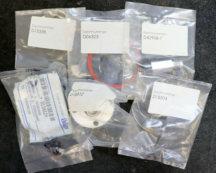 DRÄGER Reparatur-Set 1945068 mit D11612 D15303 D06323 D15312 D15338 D42908-7