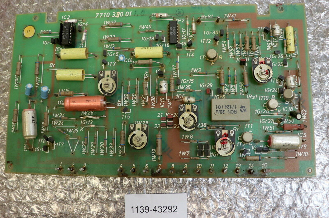 VEM NUMERIK RFT DDR Platine ESE 7710 330 01 RFT 33941 gebraucht - geprüft - ok