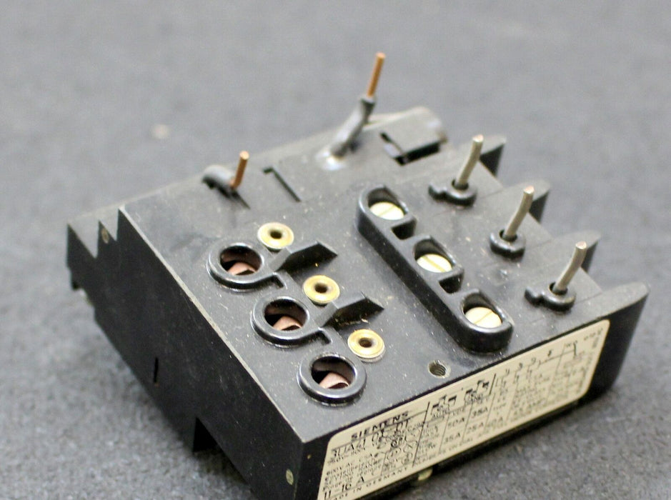 SIEMENS Thermisch verz. Überlastrelais 3UA4101-0T mit Phasenausfallschutz 11-16A