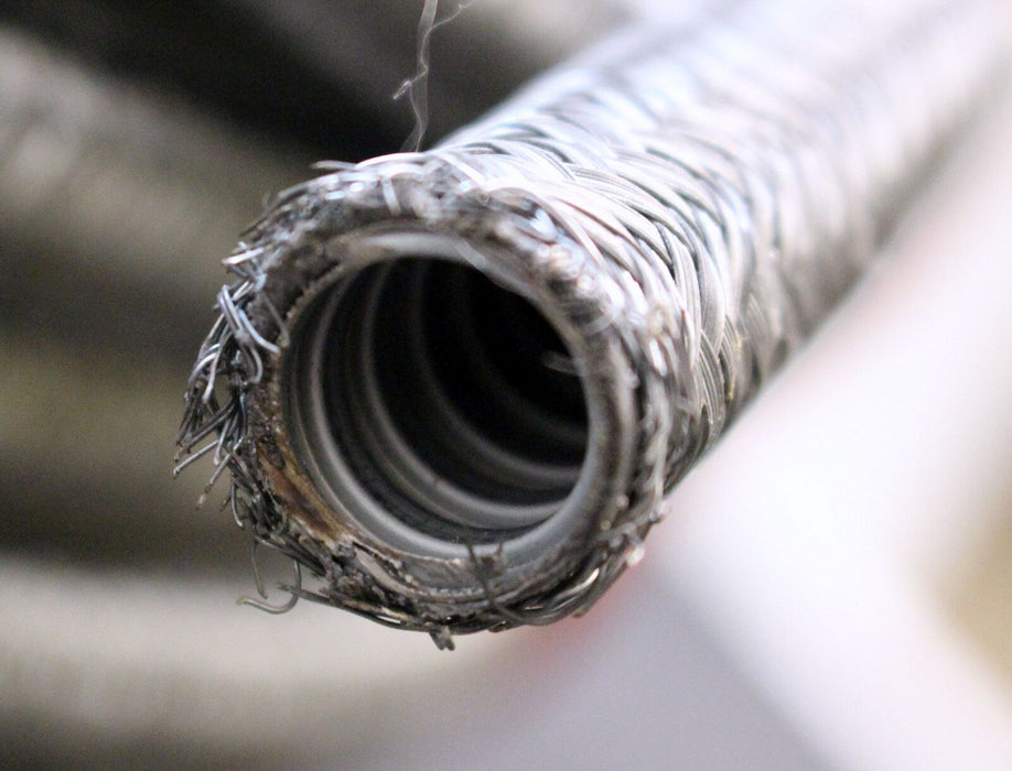 FLEXA 50m Metallschutzschlauch SPR-PVC-EDU-AS AD17 12x17mm flüssigkeitsdicht Her