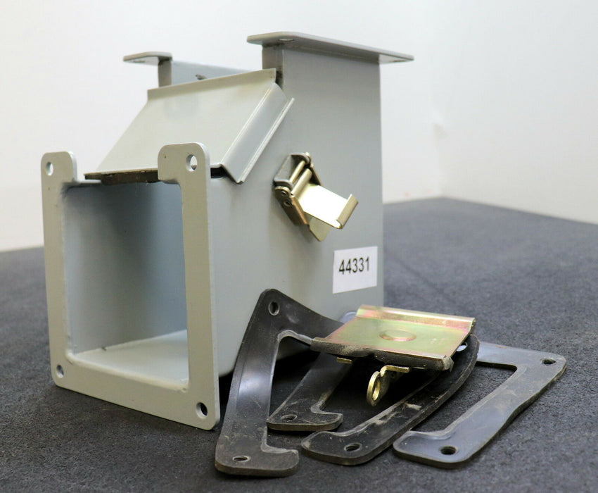 HOFFMAN Wireway, steel 90° Elbow Cat. No. F-44LE9B Type 12 Lay-In Inside opening