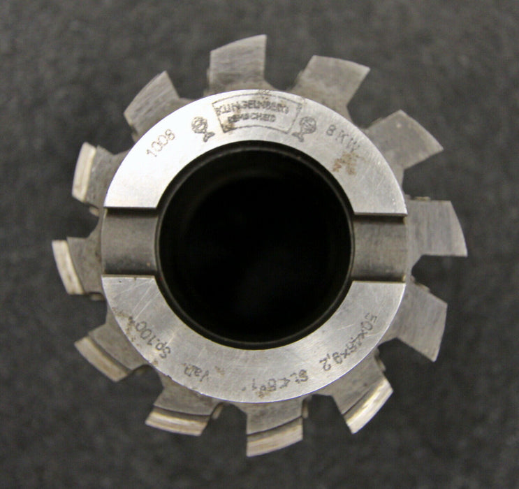 KLINGELNBERG Keilwellenwälzfräser spline hob 8 Keile 50 x 46 x 9,2 - 1gg. Re