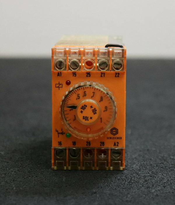 SCHLEICHER KZT 11 Zeitrelais 06001327-146 Timer Time Relay 0,05...1s 1W 1CO 220V SCHLEICHER KZT 11 Zeitrelais 06001327-146 Timer Time Relay 0,05...1s 1W 1CO 220V