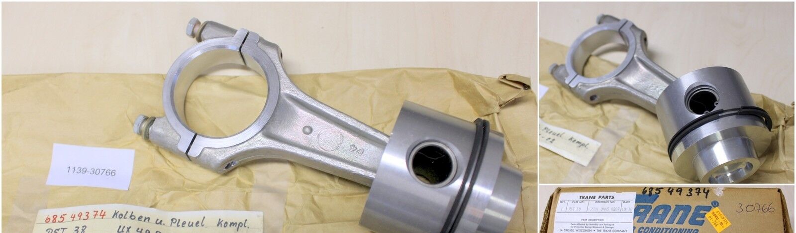 TRANE Kolben und Pleuel -komplett- PST-38 zu Kältekompressor CGWA 104M
