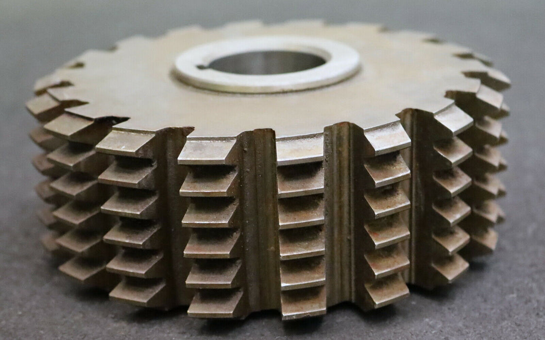 PWS Zahnstangenfräser 6-rillig m=3,0mm BPII 20°EGW - Ø160x65xØ40mm