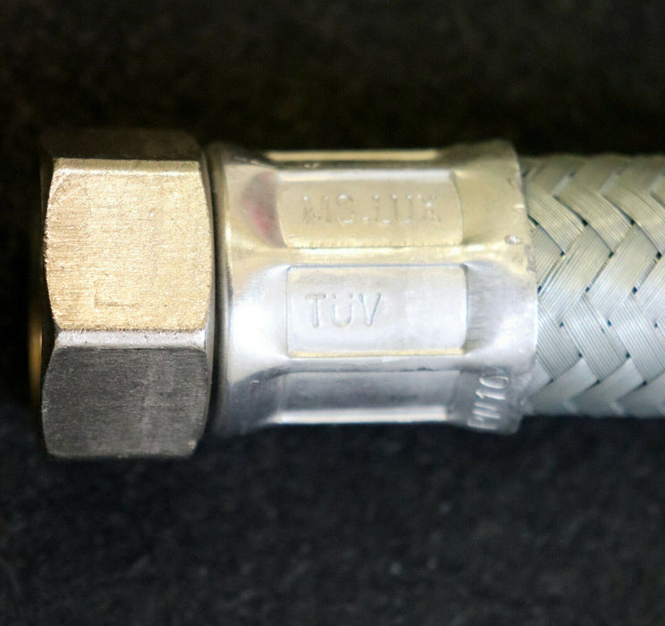 LUX 1,5m Hydraulikschlauch 3/4" mit Edelstahlumflechtung LUX-07-07-90°C - 3/4"