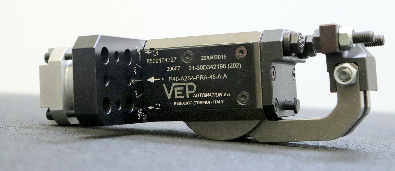 VEP AUTOMATION Flansch-Greifer Greifer-Spanner B40-A2S4-PRA-45-A-A Zylind.Ø 40mm