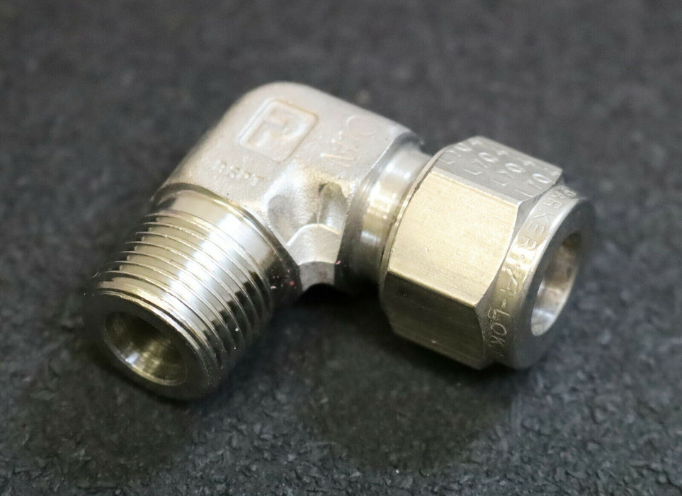 HAM-LET 13x Winkel-Einschraubverschraubung HY-LOK SX2 R-AG Edelstahl unbenutzt