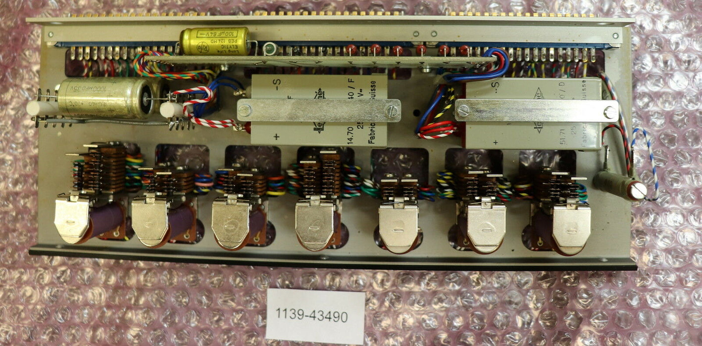 S.I.P. SCHÜTTE Einschub Karte 308 für Lehrenbohrwerk mit Platine 460476 wurde au