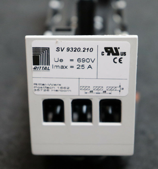 RITTAL SV-Multifunktions-Geräteadapter SV 9320.210 Bemessungsstrom In=25A 690VAC