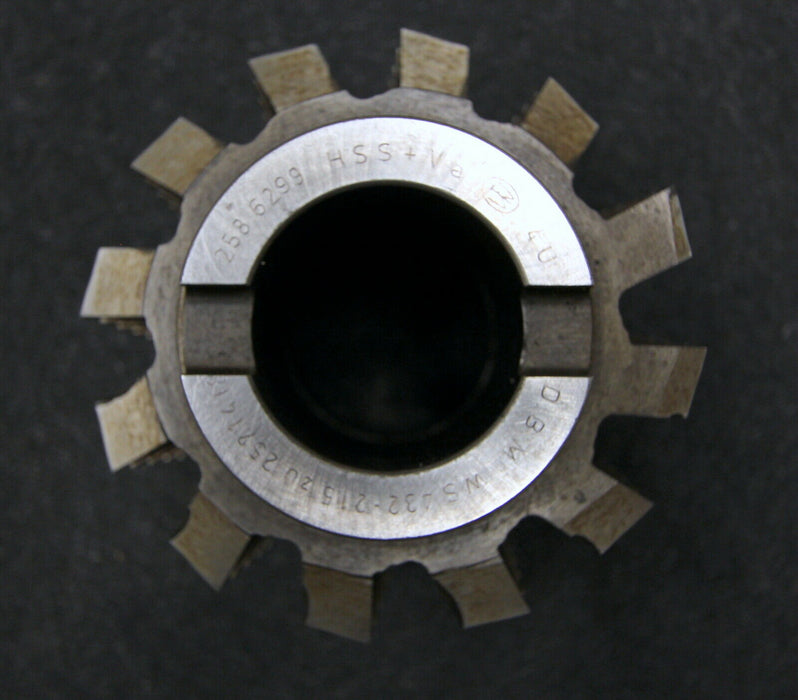 FETTE Vollstahlwälzfräser gear hob m= 4mm 20° EGW Ø100x90xØ40mm mit Quernut