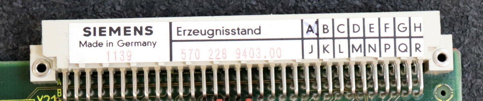 SIEMENS SINUMERIK SIROTECH Digitalausgabe 6FX1122-8BC04 E-Stand A 5702289403.00