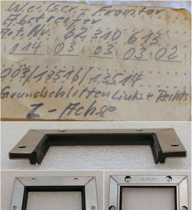 WEISSER Abstreifer 62.310 613 für Grundschlitten Z-Achse