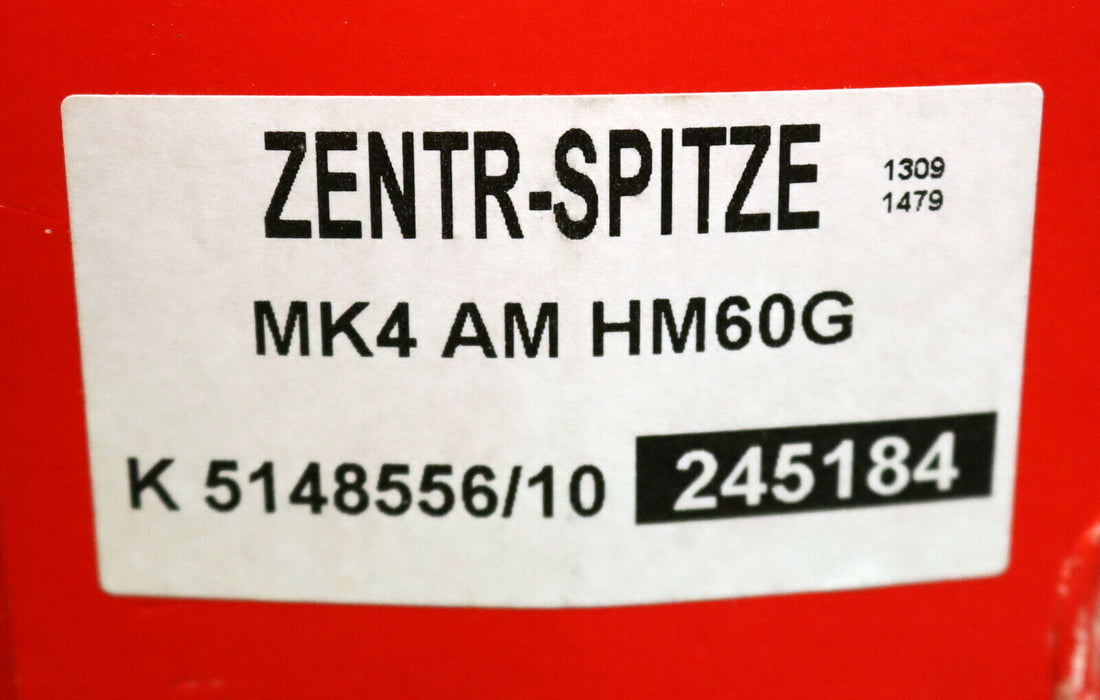 RÖHM Zentrierspitze Art.Nr. 245184 MK4 AM HM60G K5148556/10 feste Körnerspitze