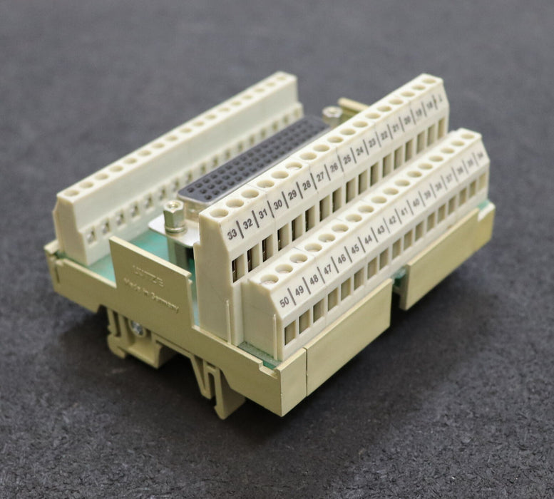 LÜTZE Übergabemodul UBE-D/50F 50Pol Artikelnr. 711881 Un=125V In=1A unbenutzt