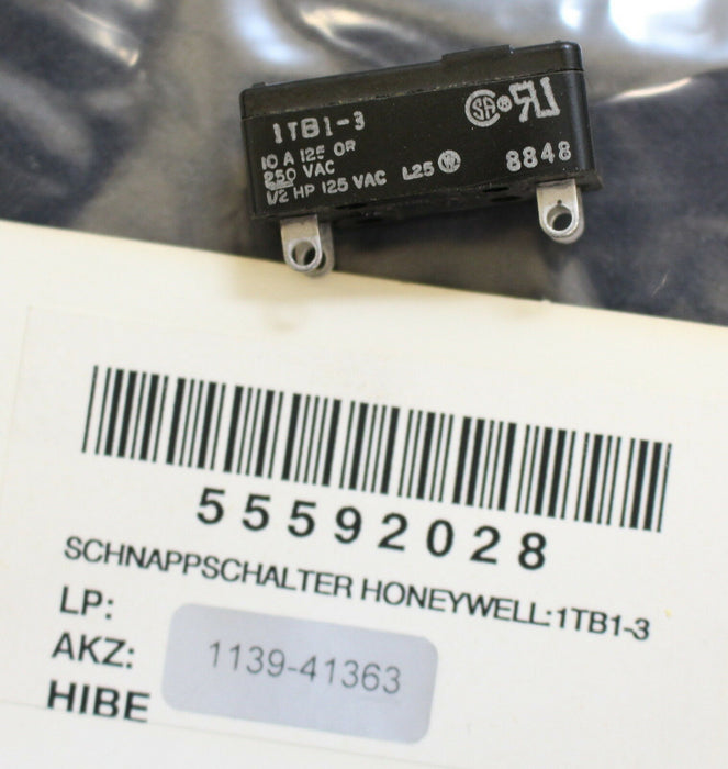 HONEYWELL 1 Mikroschalter micro switch 1TB1-3 125/250VAC 15A