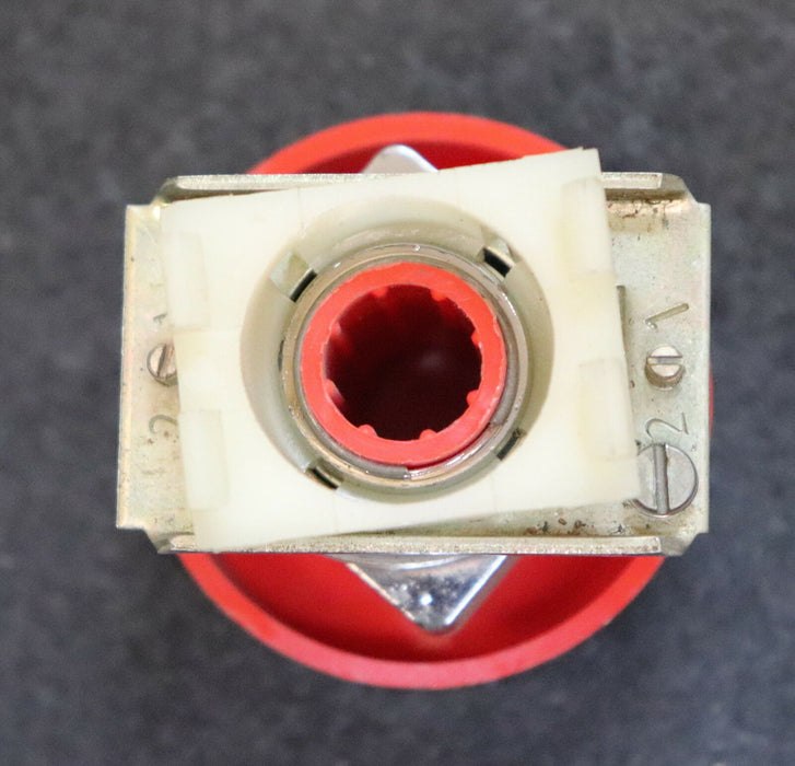 ROBOTRON DDR Not-Aus-Schalter 4 Stück ROBOTRON Flanschmaße 45x30mm