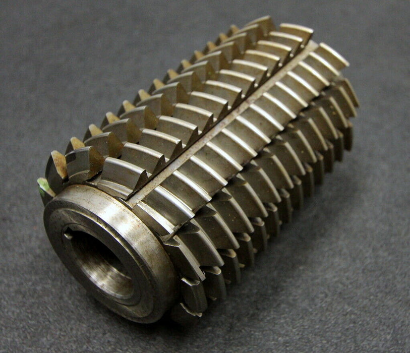 ESKA Stollenwälzfräser involute spline hob m=3,175mm 20° Ø90x150xØ32mm 2gg.Re.