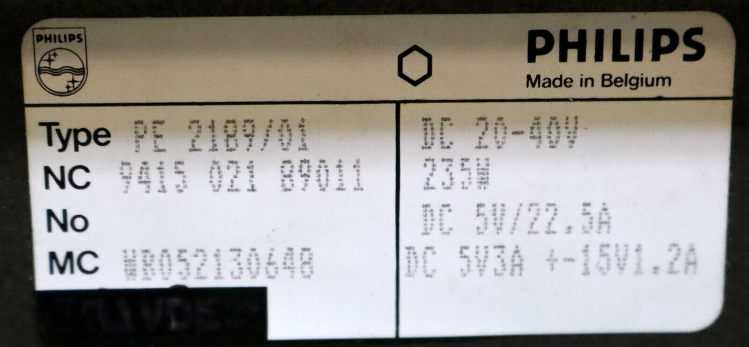 BOSCH CNC Netzteil Power Supply PS 200 Nr. 1070052910 Platine 052910-306110