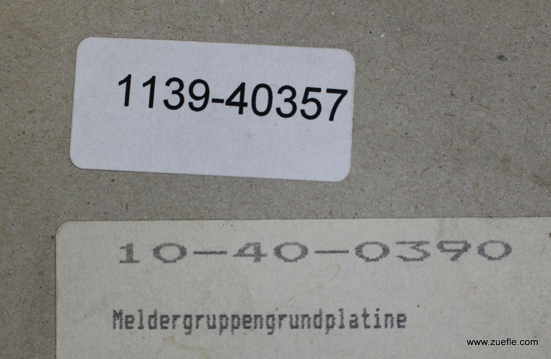 eff-eff Meldergruppengrundplatine Steckkarte 10-40-0390 Art. Nr. 13040