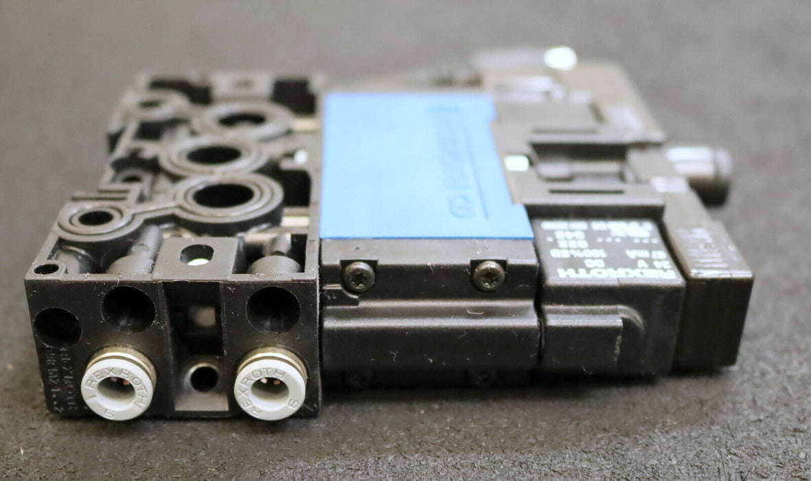 REXROTH Ventil valve MH 20366 PRI002 8985121..2 24VDC 67mA 100% ED Farbe blau