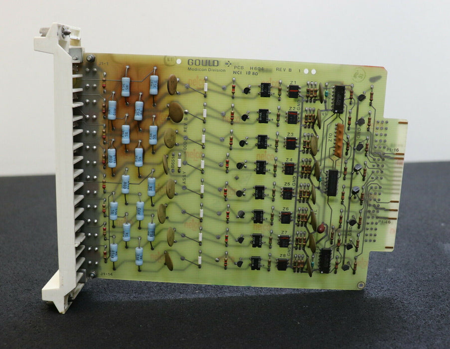 GOULD MODICON Input module B651 115VAC PCB H604 REV B NCI 15 80