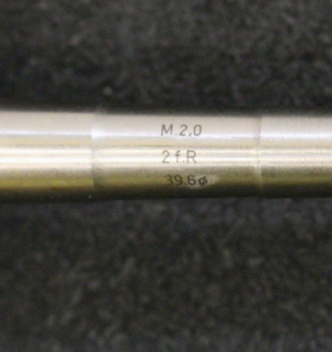 KÖPFER Schneckenrad-Radial-Schaftwälzfräser m=2,0 für SchneckenØ 39,6mm 20° EGW