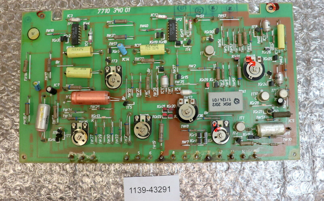 VEM NUMERIK RFT DDR Platine ESE 7710 340 01 RFT 31079 gebraucht - geprüft - ok