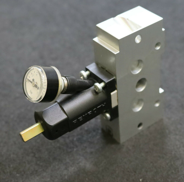 REXROTH Ventil valve 5750020500 mit Druckanzeige - gebraucht -