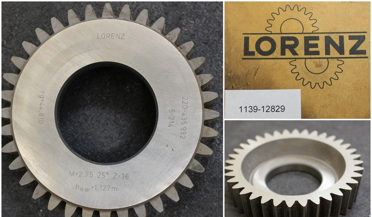 LORENZ Scheibenschneidrad m= 2,75 - D:104mm - Bohrung 1 3/4“ - 36 Zähne - 36Zähne