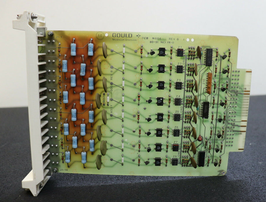 GOULD MODICON Input module B651 115VAC PCB H604 REV B 80-51 NCI FR-0