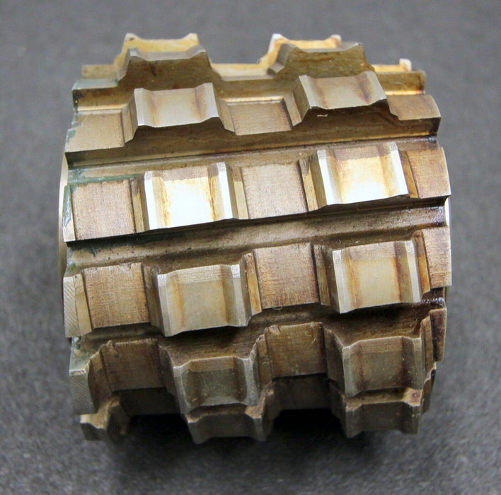 PWS Keilwellenwälzfräser spline hob 6 Keile 62,3x69,6x16,3 mit Höcker 1gg. Re