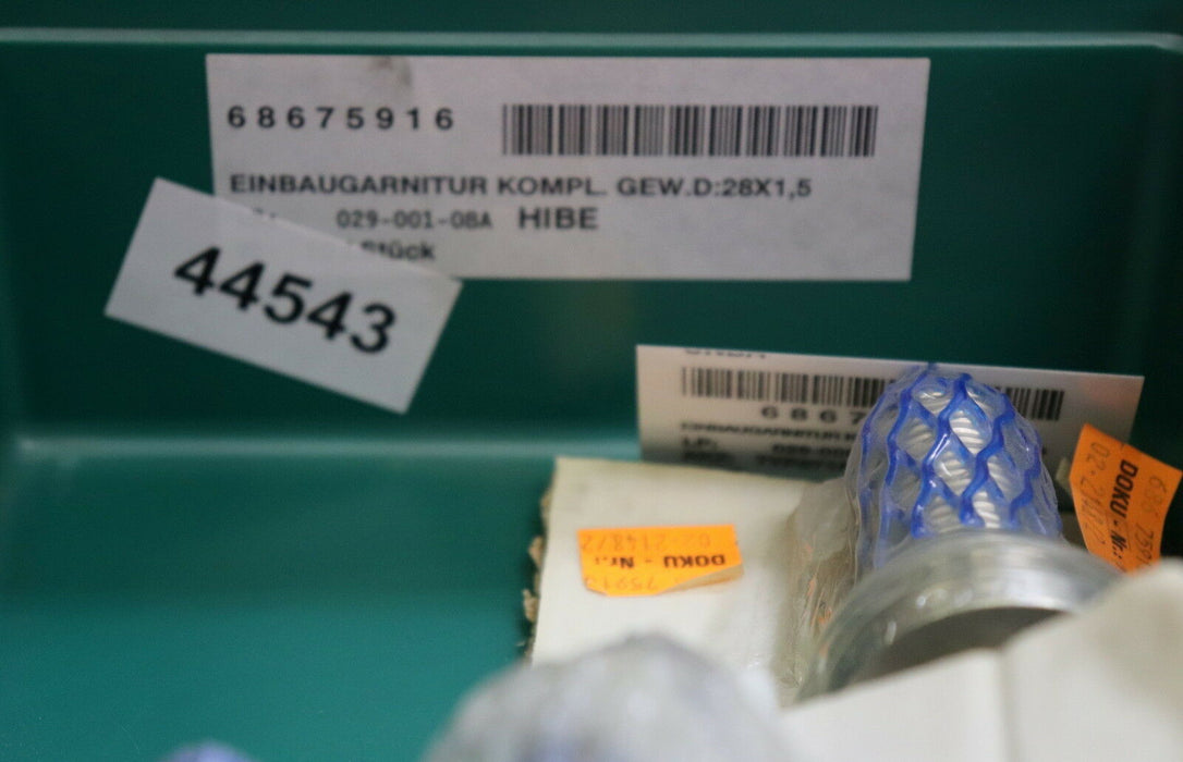 VAG Einbaugarnitur komplett für Reaktor Kleinventil DN15 PN100 Gewinded.: 28x1,5